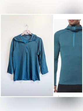 PATAGONIA Men's Capilene® Thermal Weight Zip-Neck Hoodie L Large Men’s ALTERED